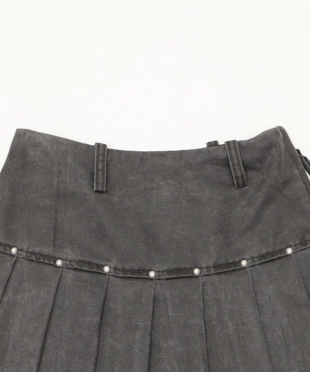 WEGO スタッズデザインプリーツスカパン 