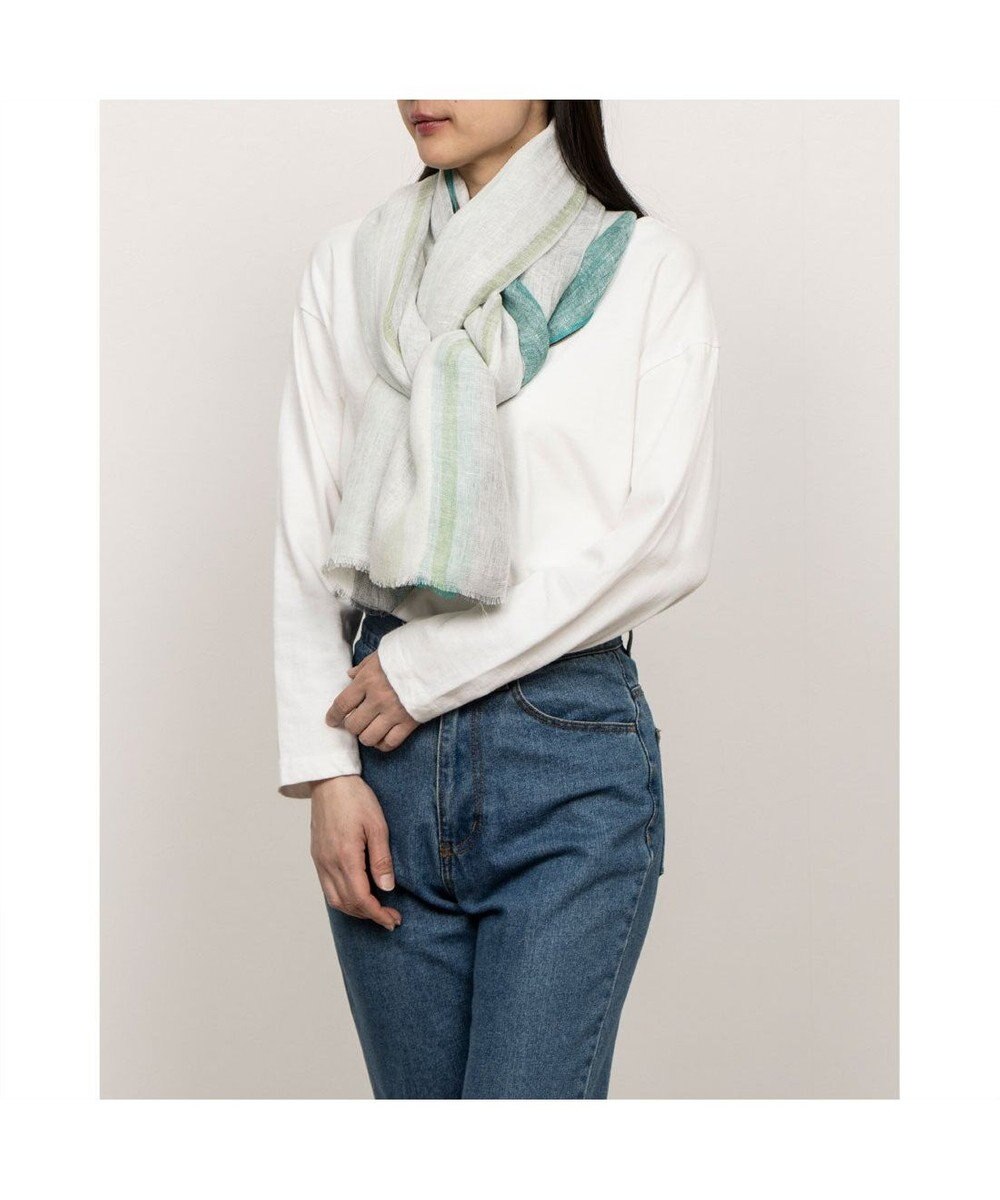 UNBILLION カカトゥ kakatoo / ストライプリネンストール 