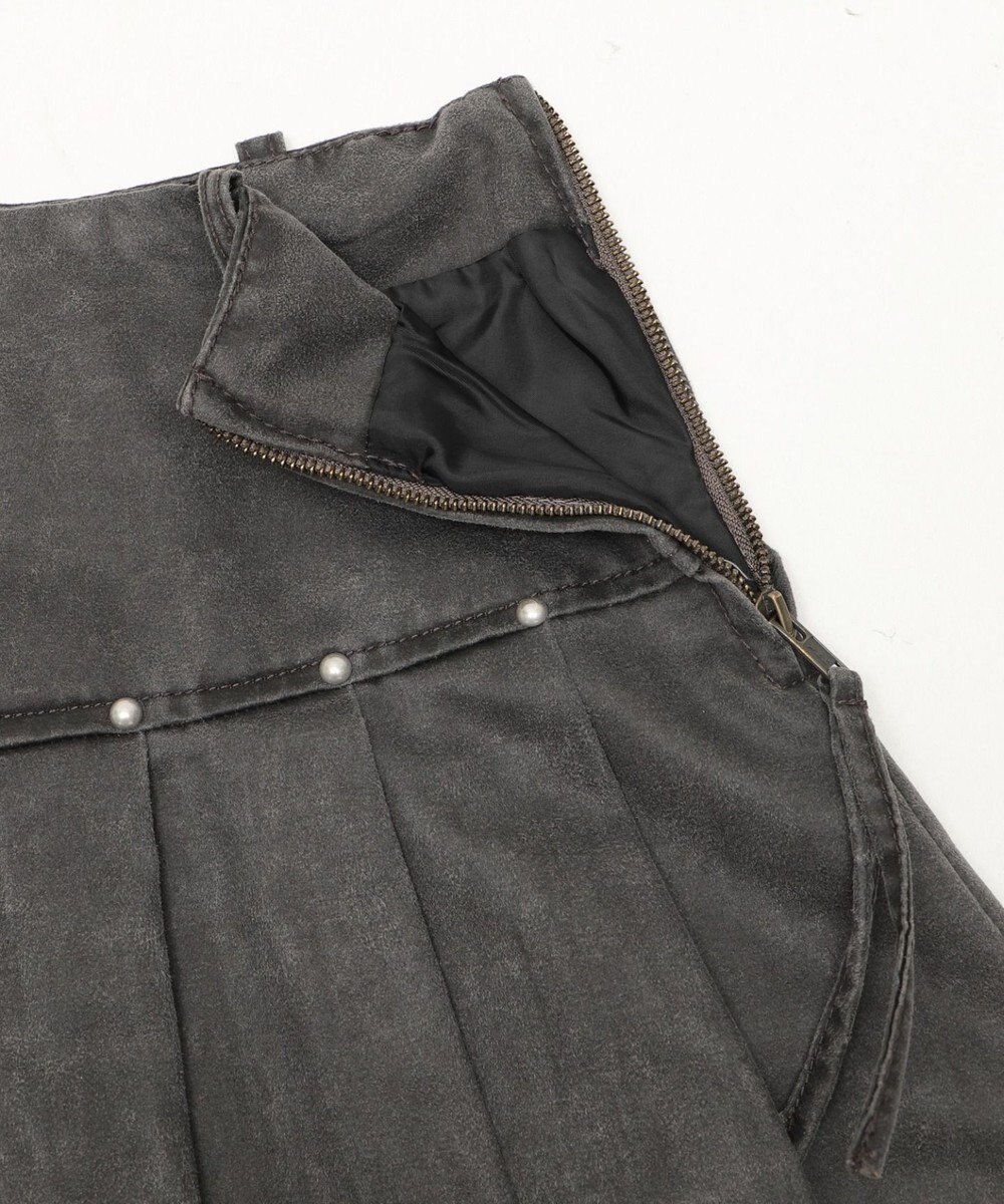 WEGO スタッズデザインプリーツスカパン 