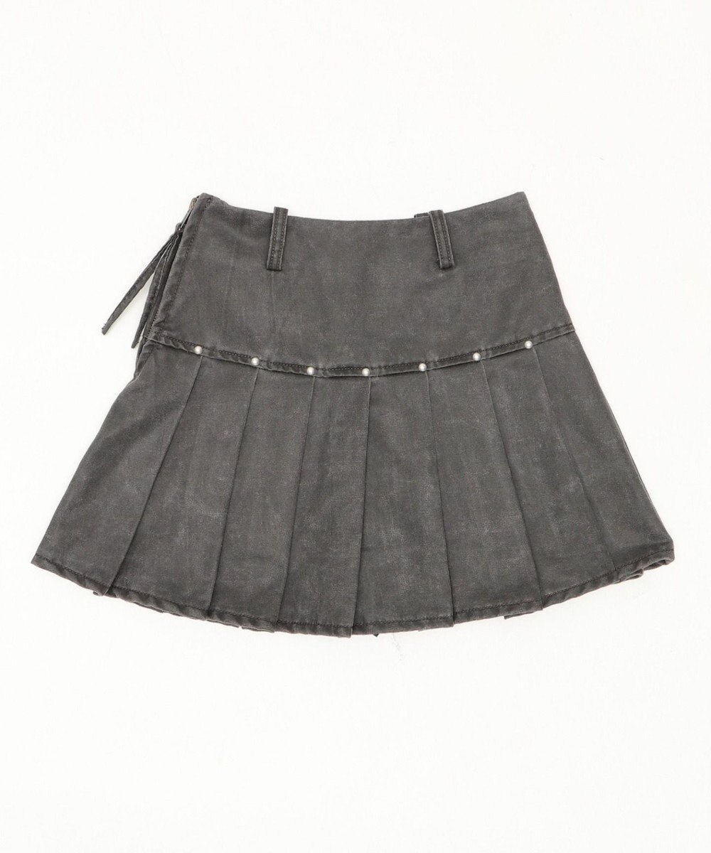 WEGO スタッズデザインプリーツスカパン 