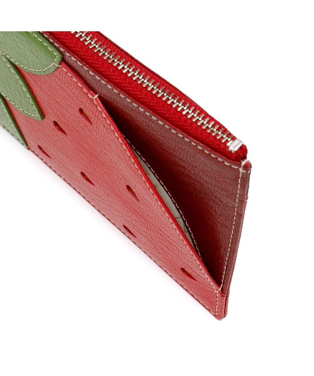 IBIZA フルータス　やぎ革　マルチケース（イチゴ） 