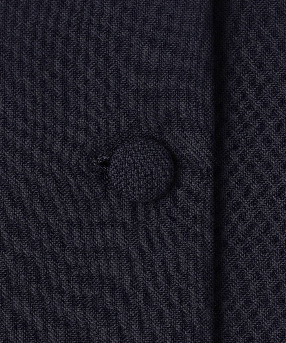 自由区 FORMAL 【お受験/セレモニーに】濃紺洗える/ストレッチワンピース+ジャケット 