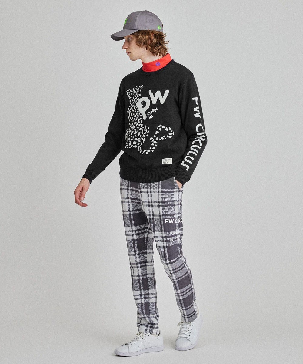 PW CIRCULUS 【MEN】LEOPARD ジャガードニット 