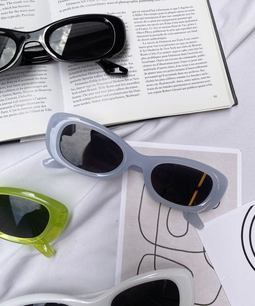 WEGO カラーフレームスリムアイウェア 