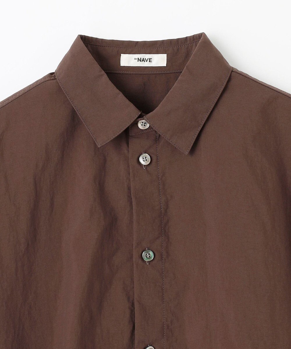 NAVE 【ReNAVE　撥水機能・UVカット・透湿・接触冷感・洗える】ナイロンタスランシャツ 