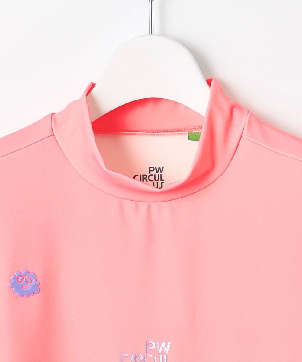 PW CIRCULUS 【UV遮蔽率99.5%  UVカット / 速乾 / ストレッチ】【WOMEN】ポケットモックT ゴルフウェア レディース 