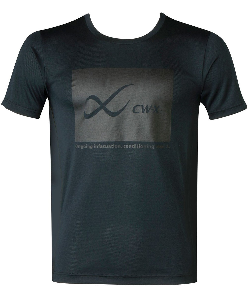 CW-X 【UNISEX】 アウター Tシャツ 半袖 DLR125 /ワコール ブラック