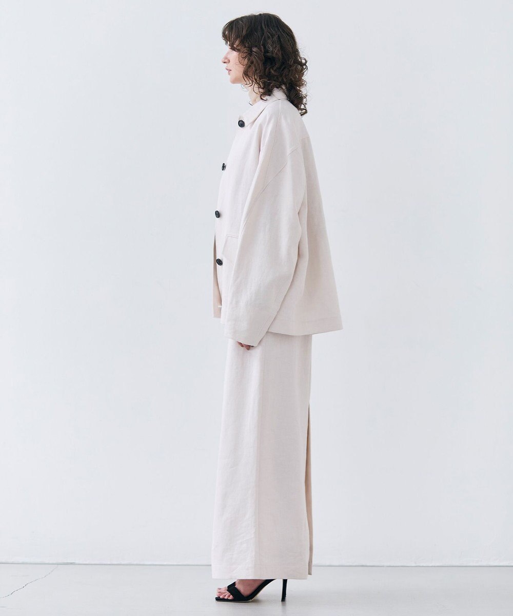 BEIGE， 【VERY 5月号掲載】CRINUM / オーバーサイズリネンジャケット 