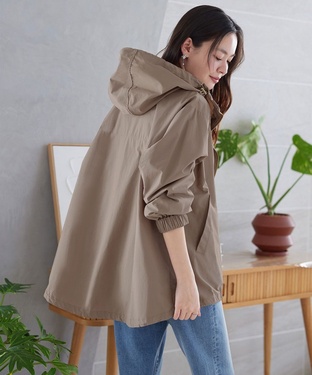 Tiaclasse L 撥水ドロストマウンテンパーカー 