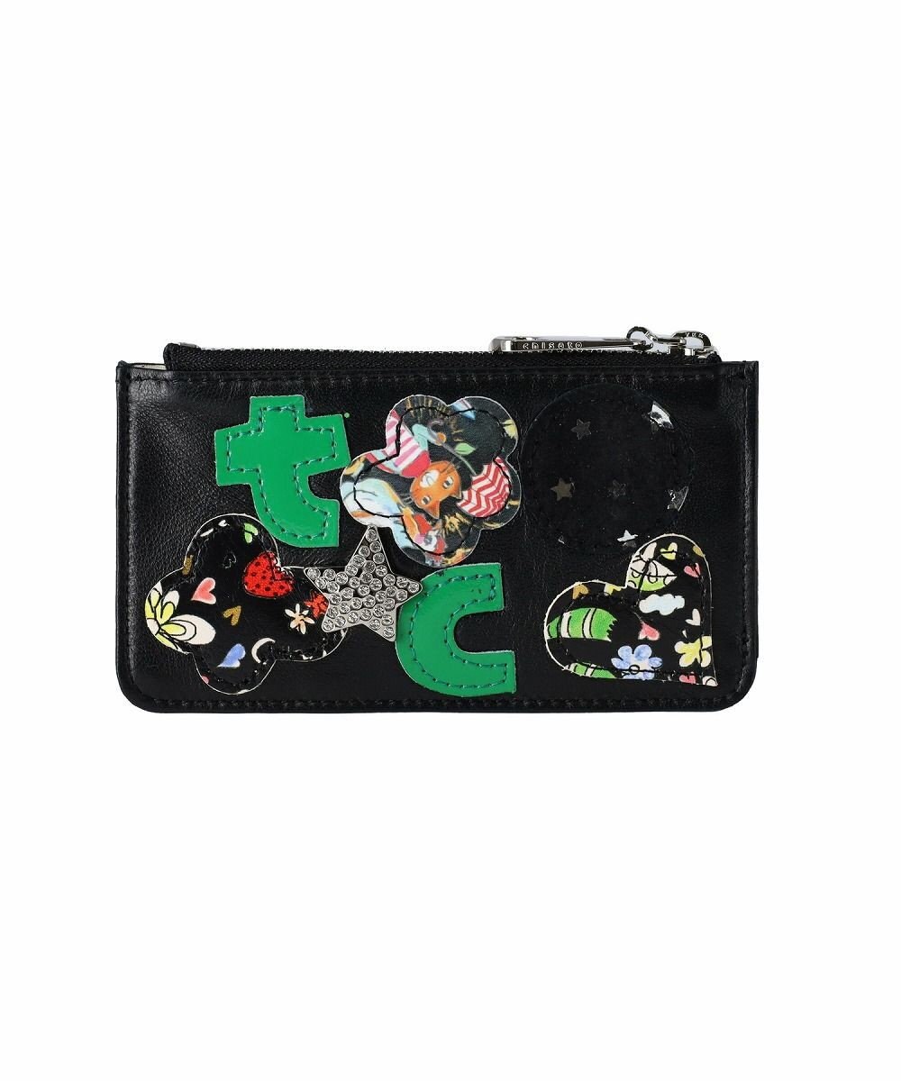 tsumori chisato CARRY tcパッチワーク カードケース フラグメントケース ミニ財布 