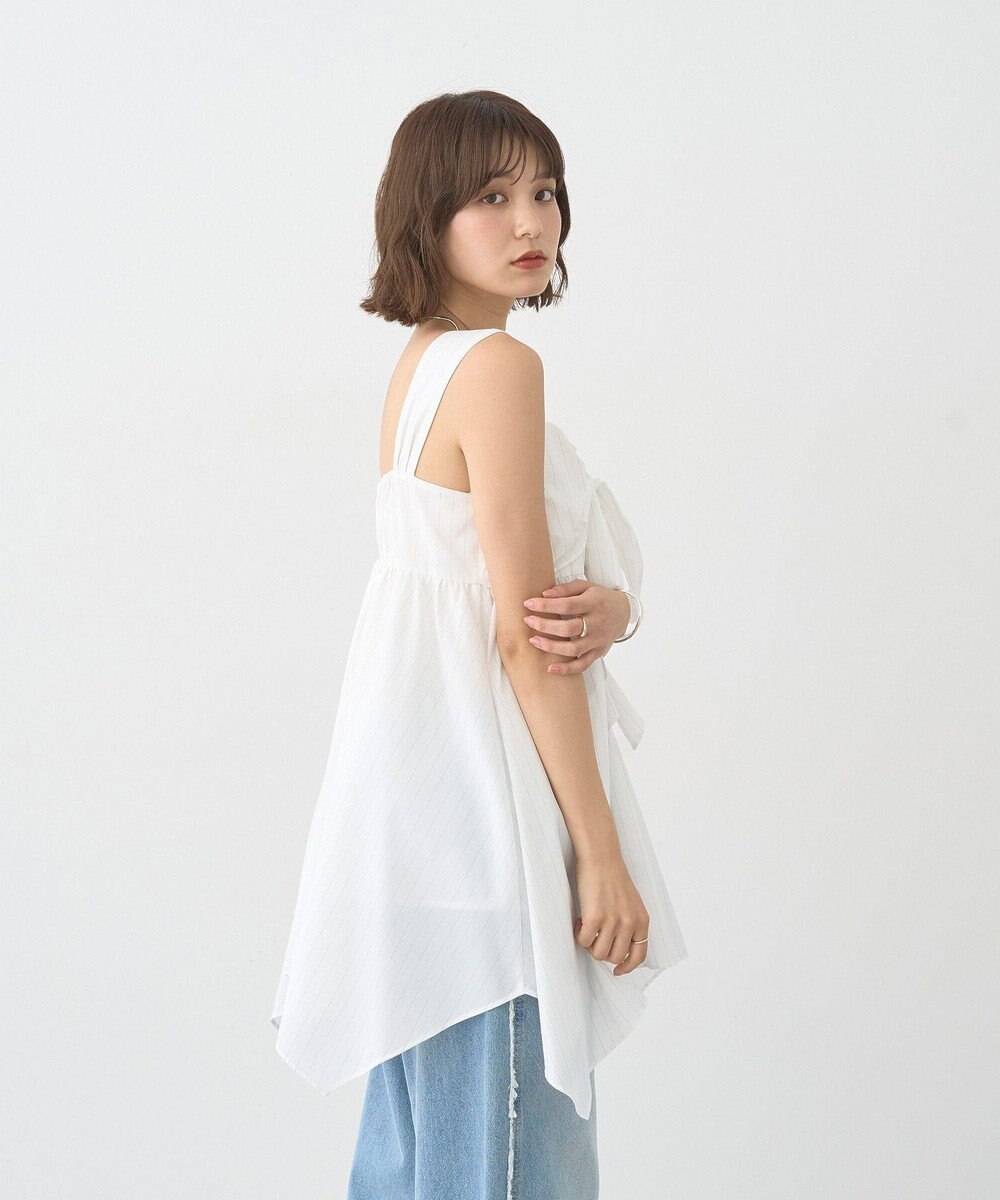 earth music&ecology リボンイレヘムチュニック 