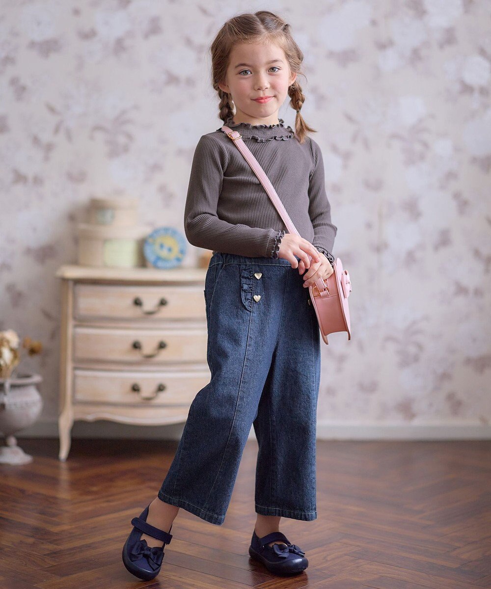 ANY KIDS バックリボン カットソー 