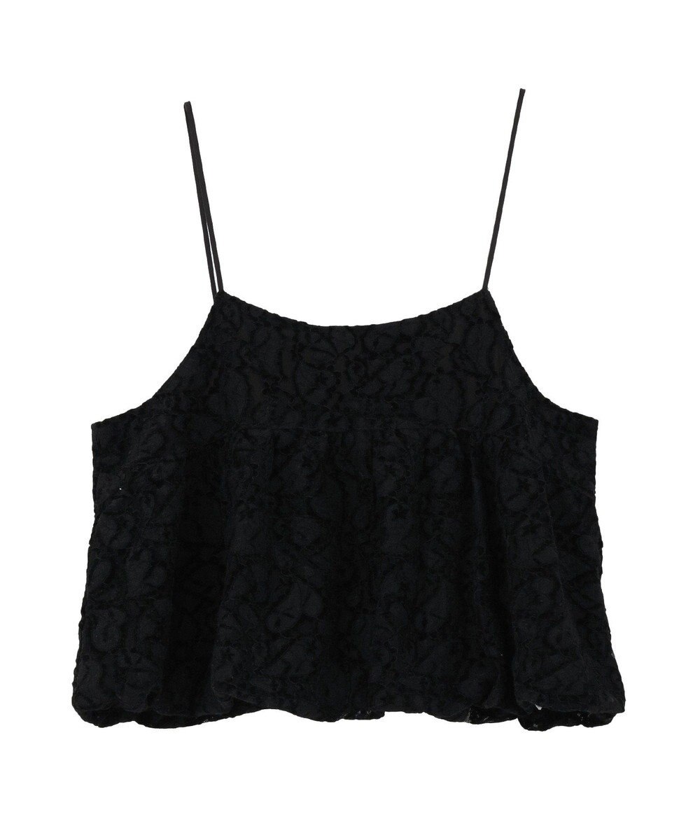 YECCA VECCA 【2点SET】バルーンキャミ付きニットワンピース 