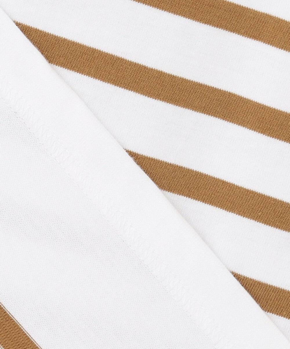 23区 L 【洗える】Armor-lux パネルボーダー 長袖Tシャツ 