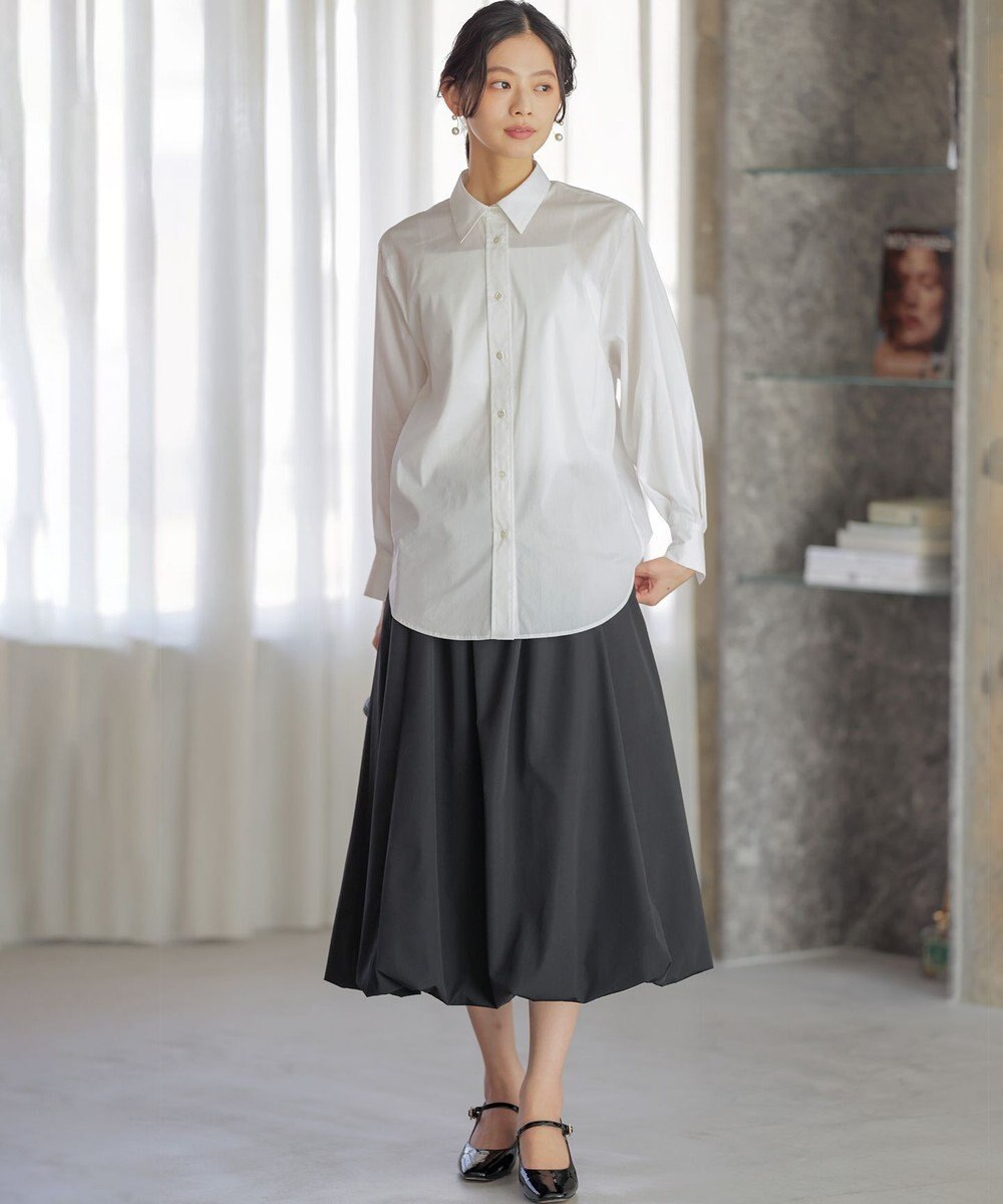 組曲 L ソフトクロスバルーン スカート 
