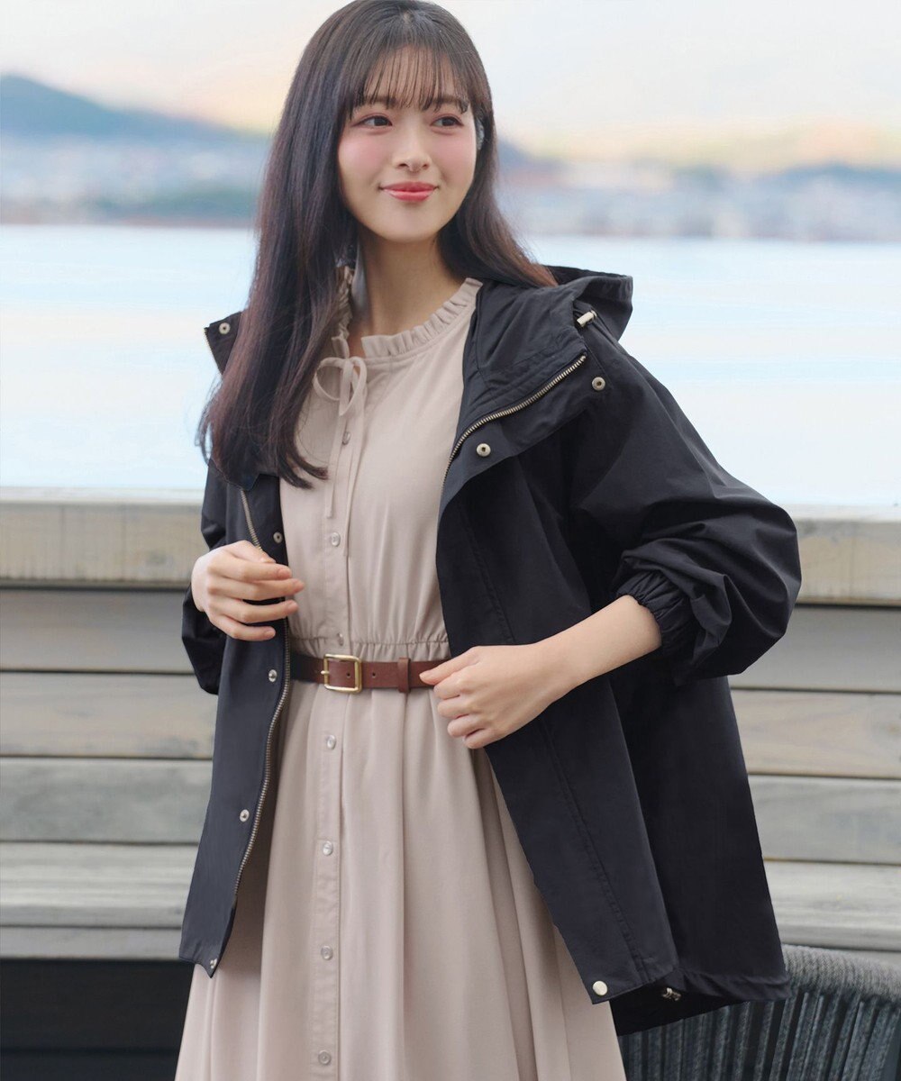 Tiaclasse L 撥水ドロストマウンテンパーカー 