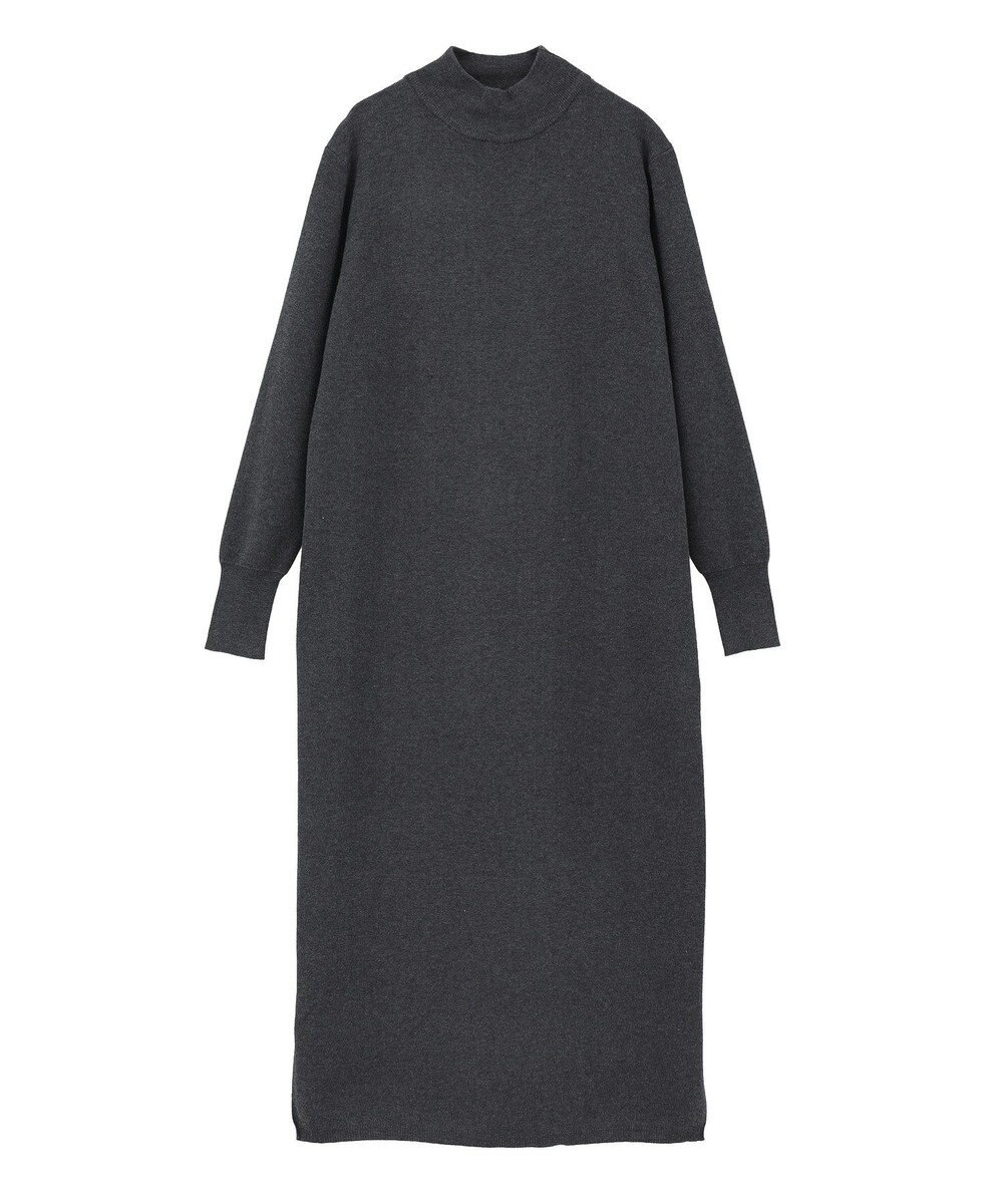 YECCA VECCA 【2点SET】バルーンキャミ付きニットワンピース 