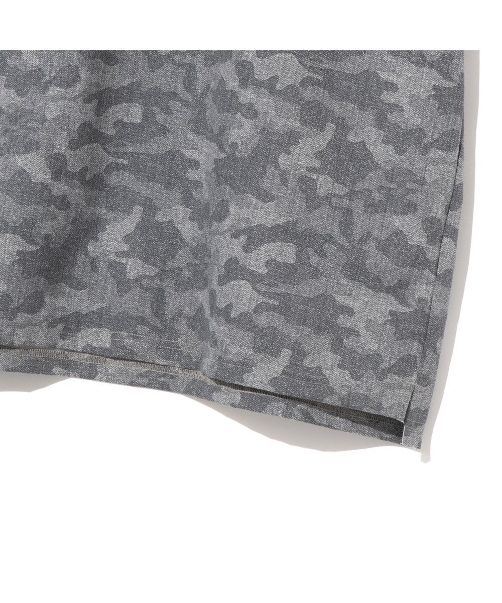 ZERO HALLIBURTON クールドッツ カモ柄モックネックTシャツ ZHG-M6S6b 85192 