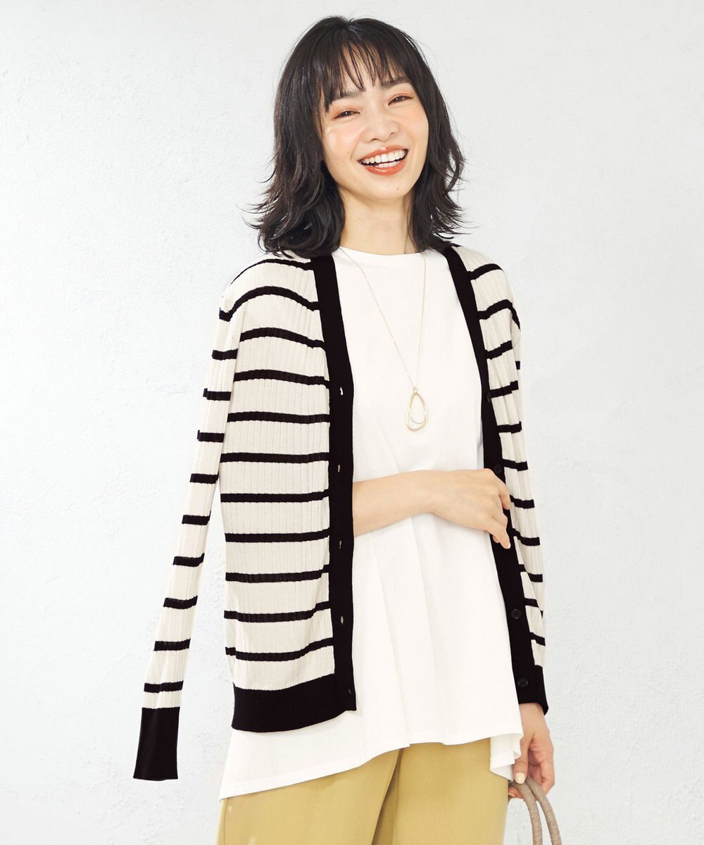 ANY 【UVケア】ミドルレングス カーディガン 