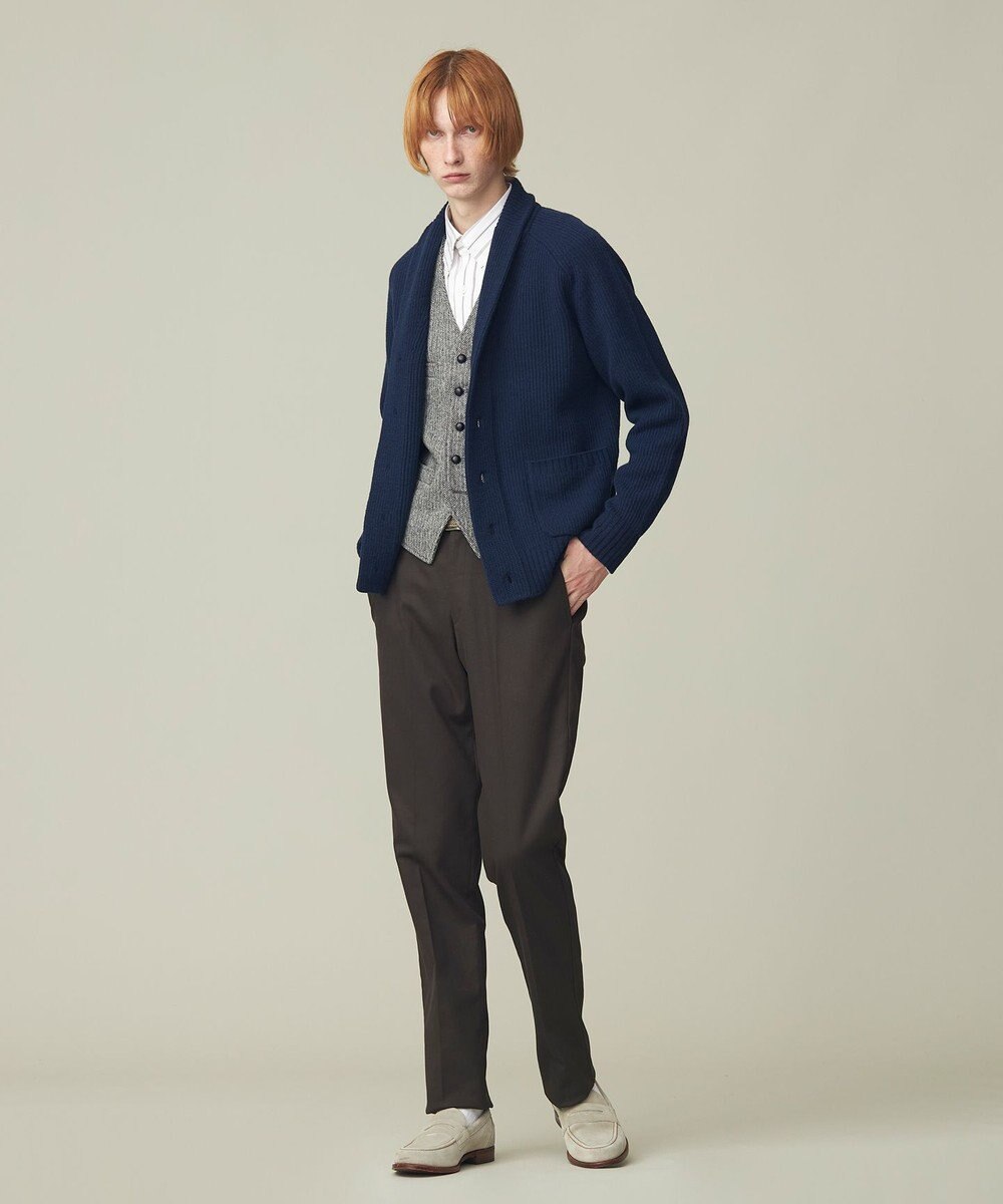 J.PRESS MEN 【WEB限定】畔編み ショールカーディガン 