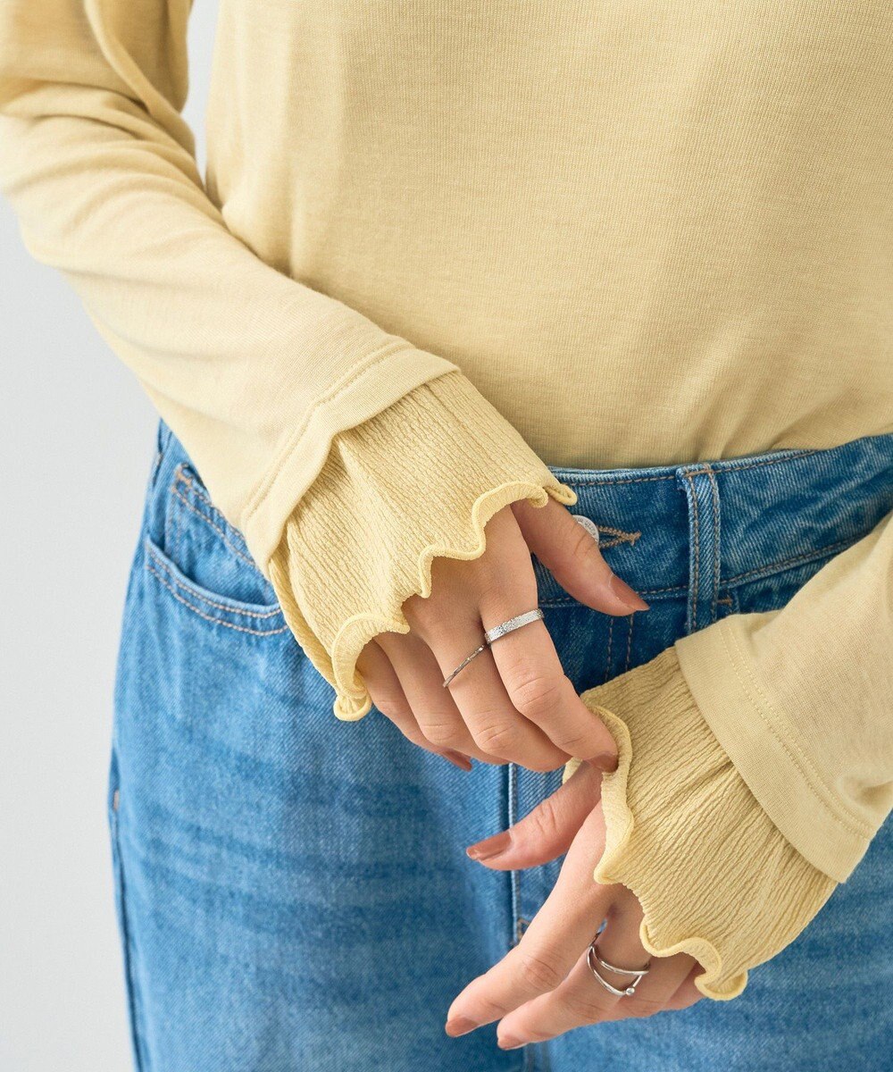 earth music&ecology シアードッキングタートルプルオーバー 