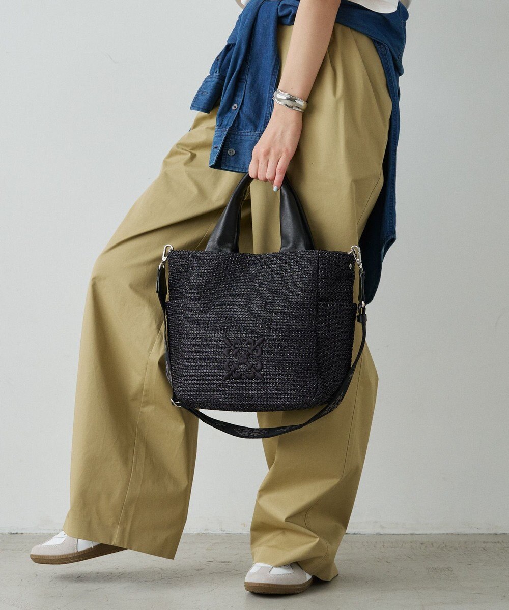 russet ナイロンラフィア2WAYトートバッグ(CE-1711) 