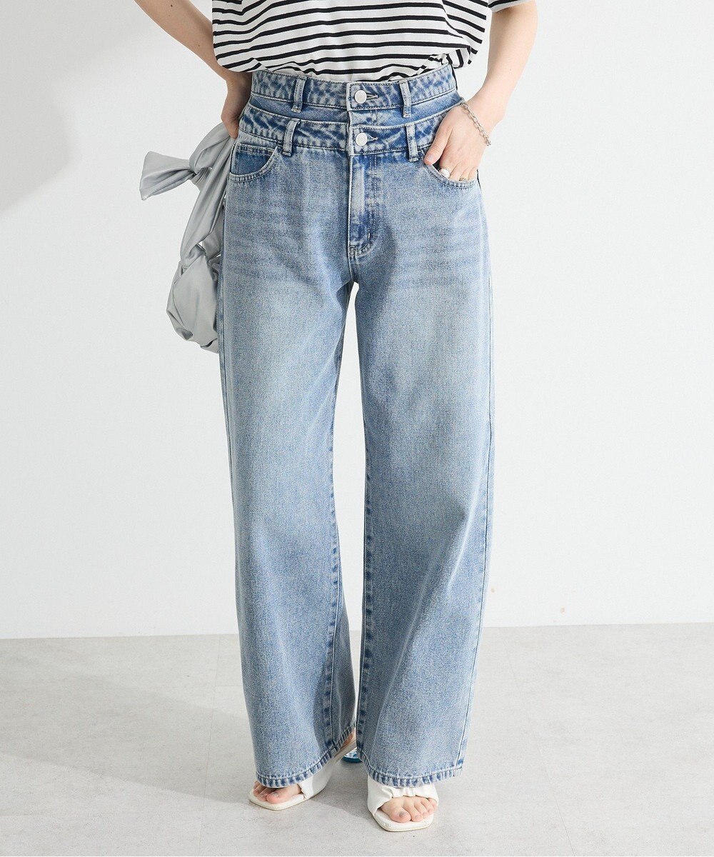 Green Parks ・ＥＬＥＮＣＡＲＥ　ＤＵＥ　Ｗウエストデニムパンツ 