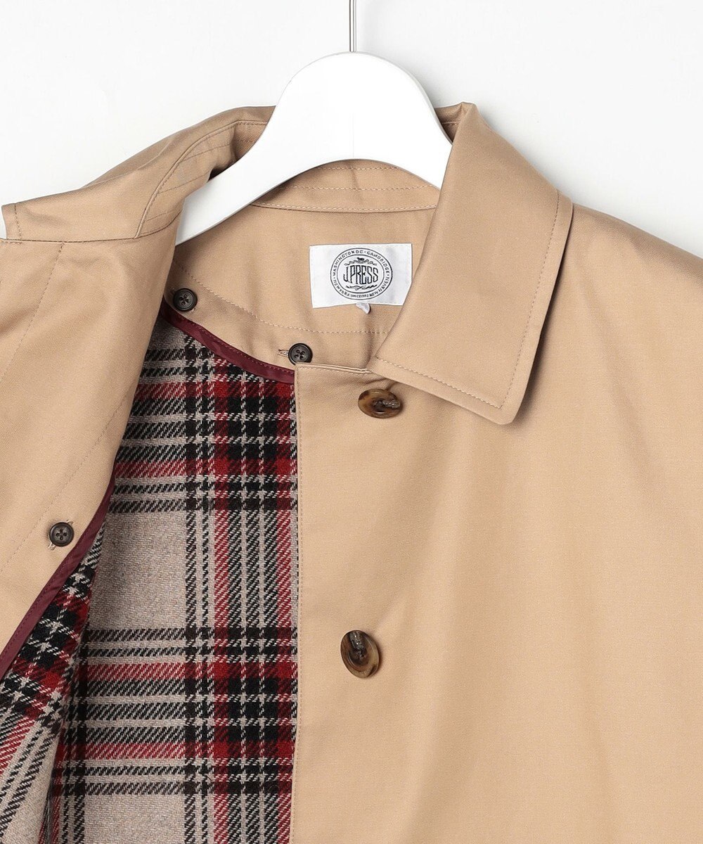 J.PRESS LADIES L コンパクトギャバ ステンカラー コート 