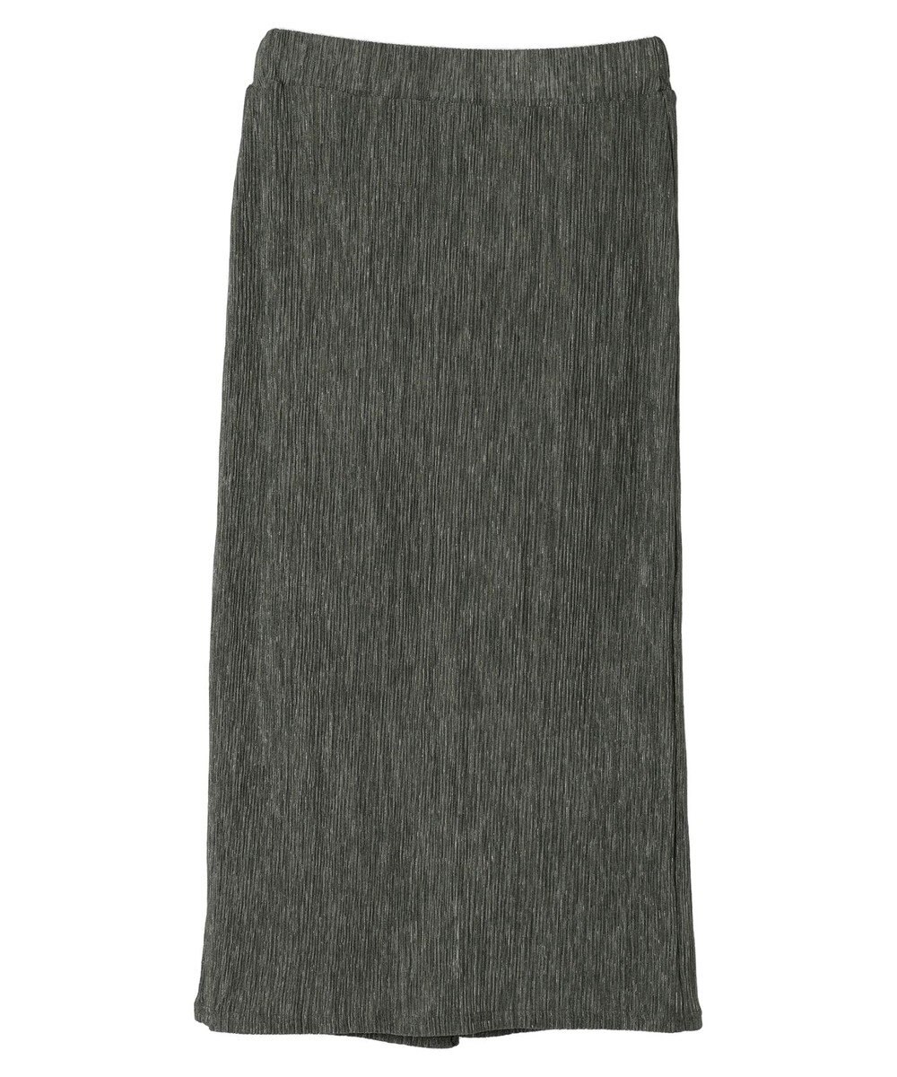 Green Parks メランジプリーツＩラインスカート 