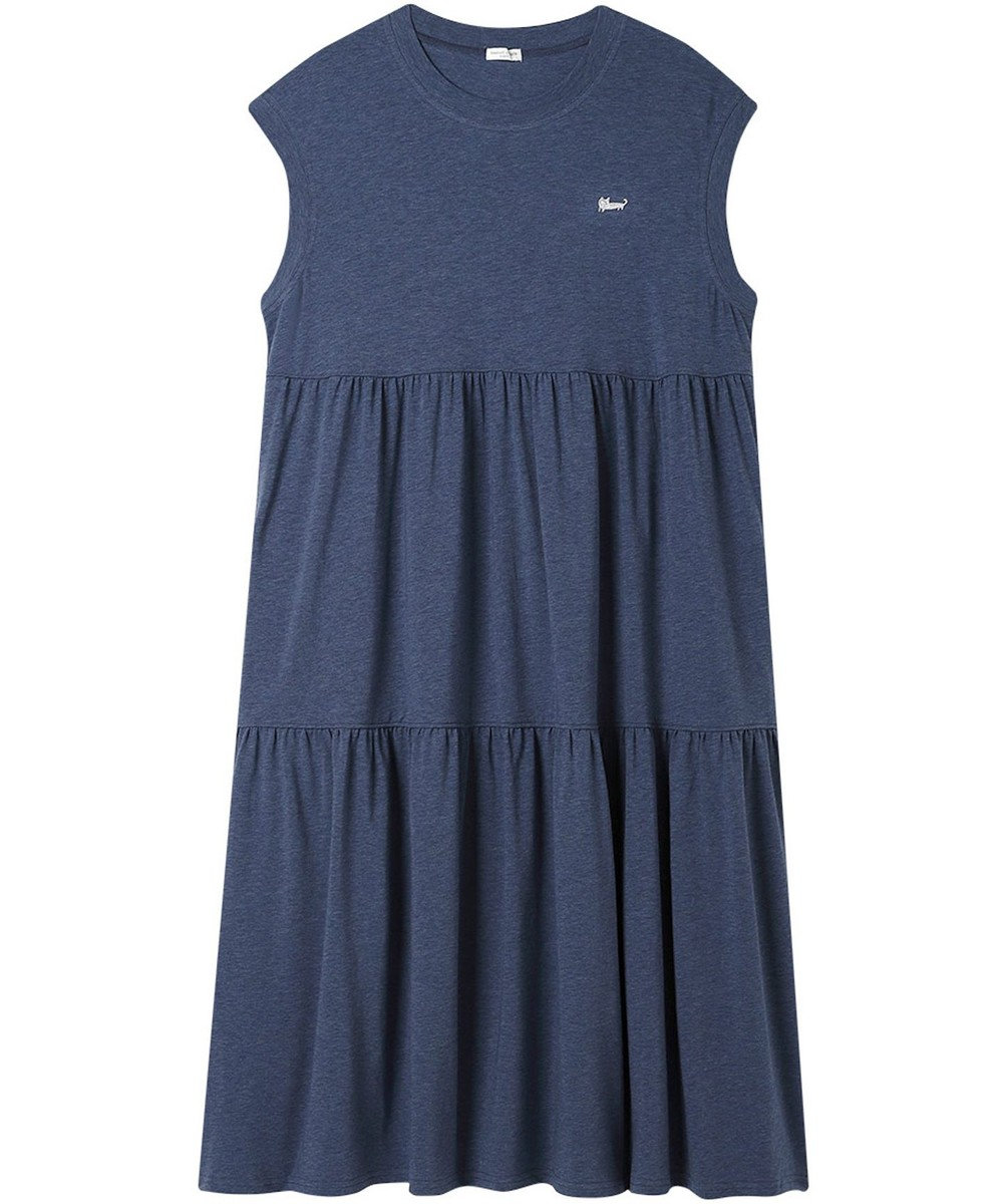 tsumori chisato SLEEP ツモリチサト ワンピース 綿混ベア天竺素材(本体) 1分袖 半袖 ロング丈 レディース UNT125/ワコール 