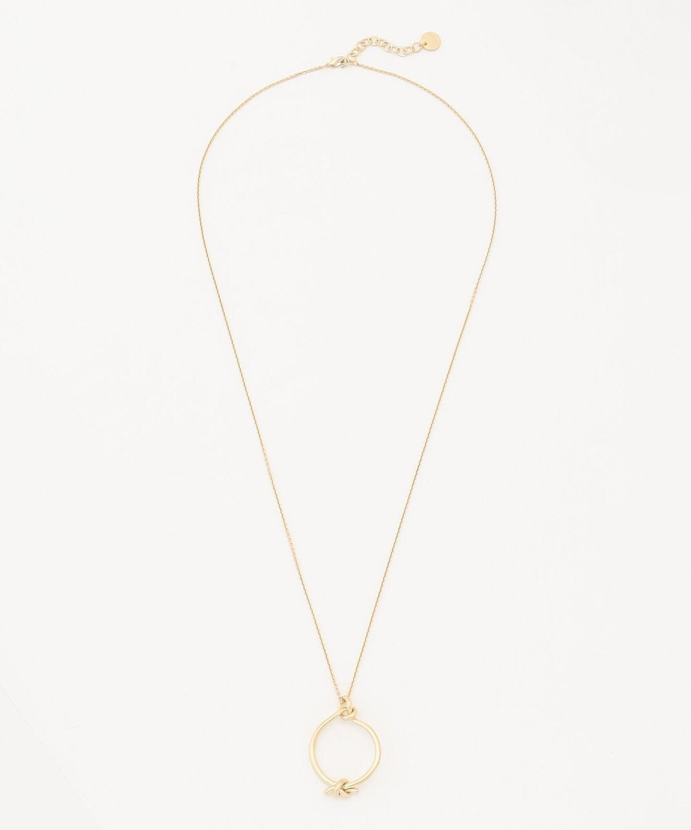 J.PRESS LADIES ノットリング ワントップ ネックレス 