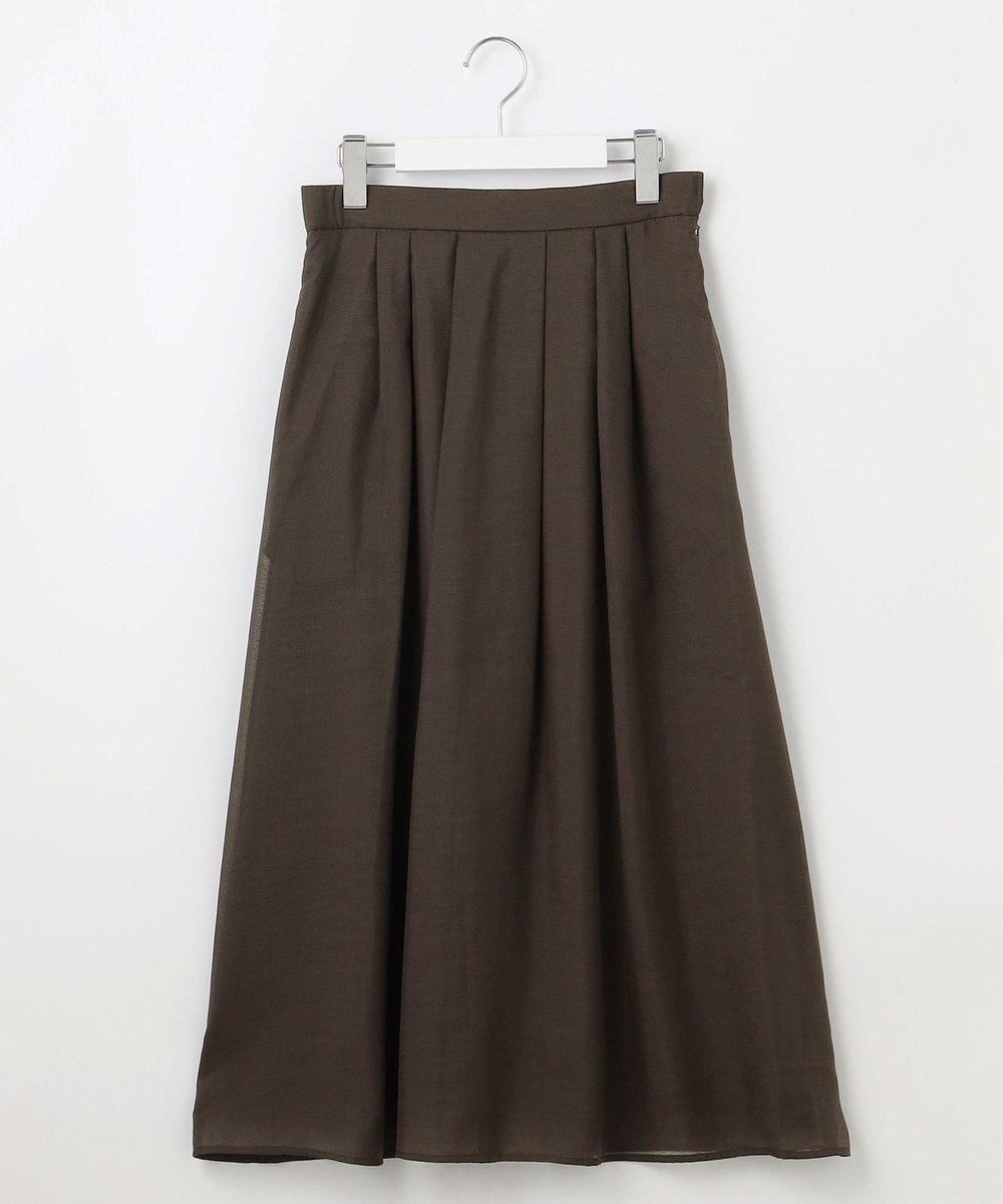 J.PRESS LADIES L 【洗える】ブライトスパンボイル スカート 