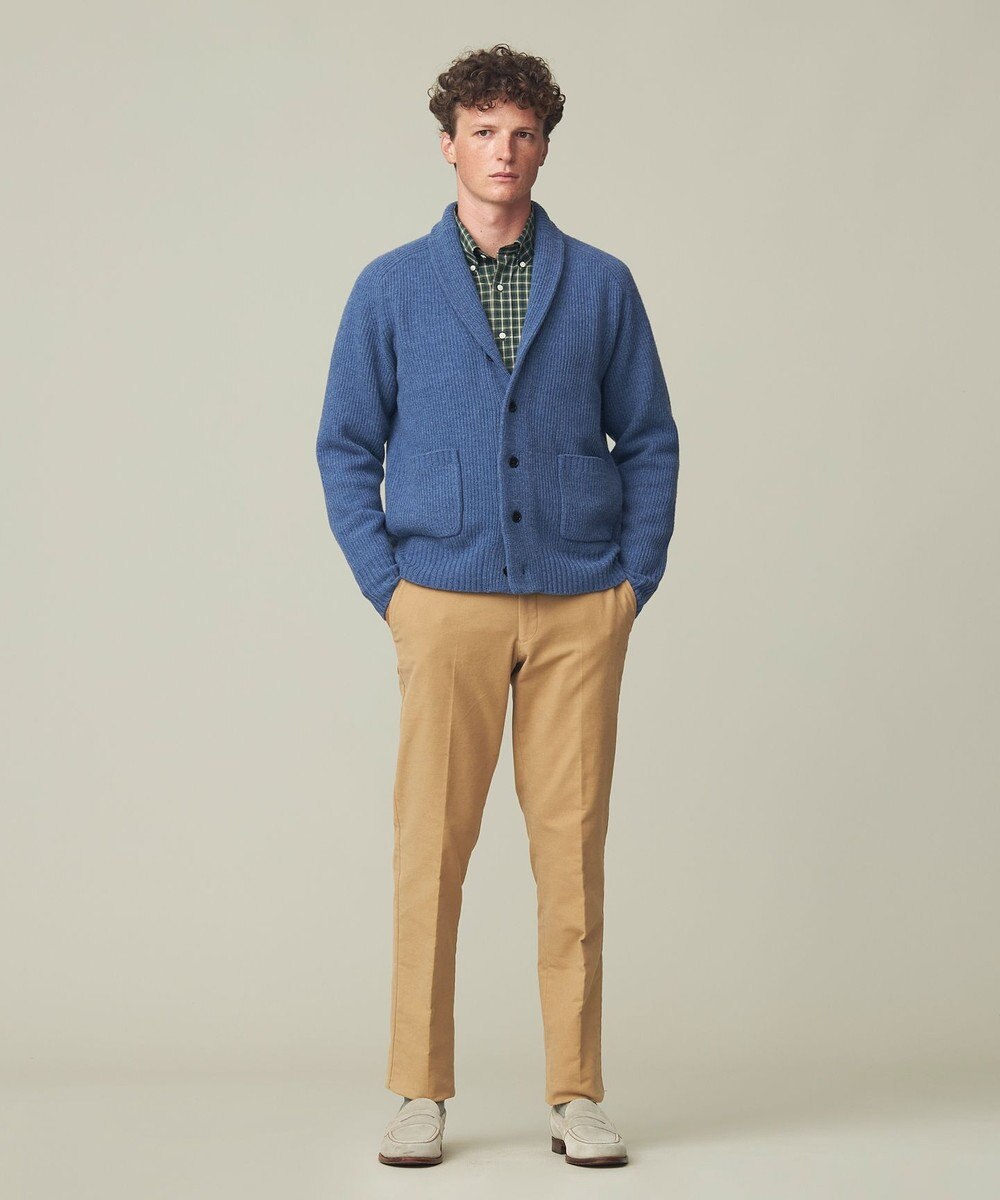 J.PRESS MEN 【WEB限定】畔編み ショールカーディガン 