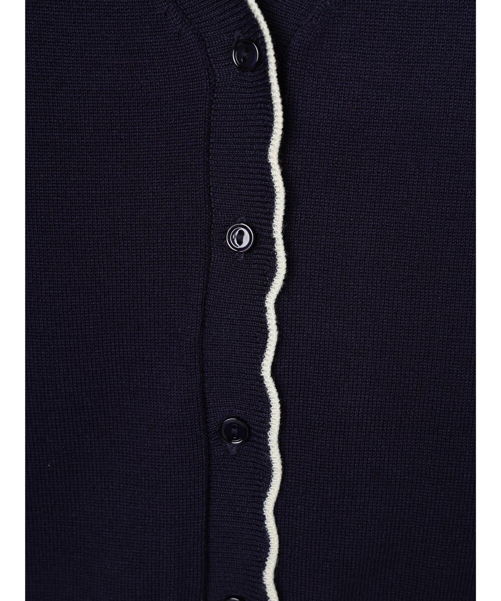 earth music&ecology ちびスカラップカーディガン 