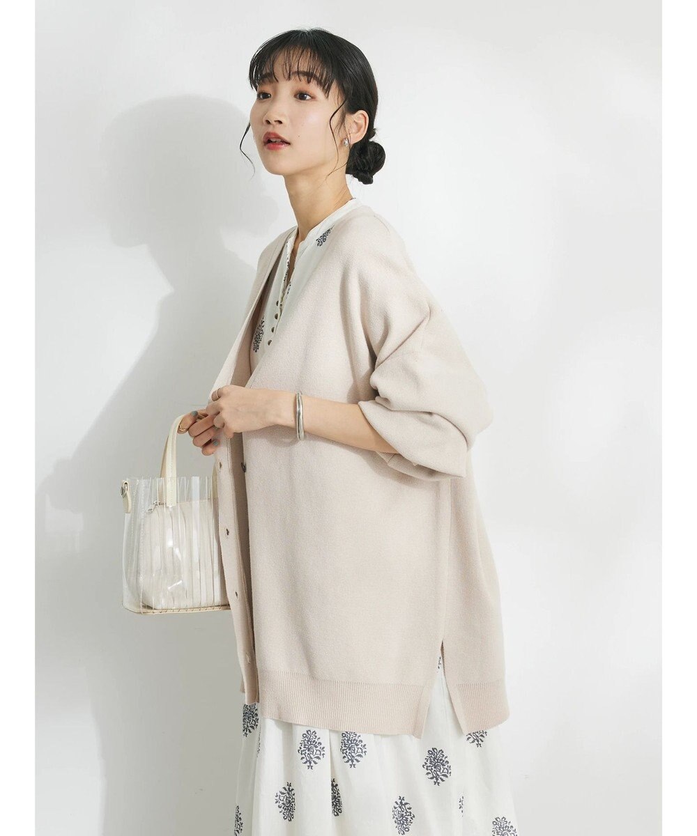 CRAFT STANDARD BOUTIQUE ＶネックＢＩＧシルエットカーディガン 