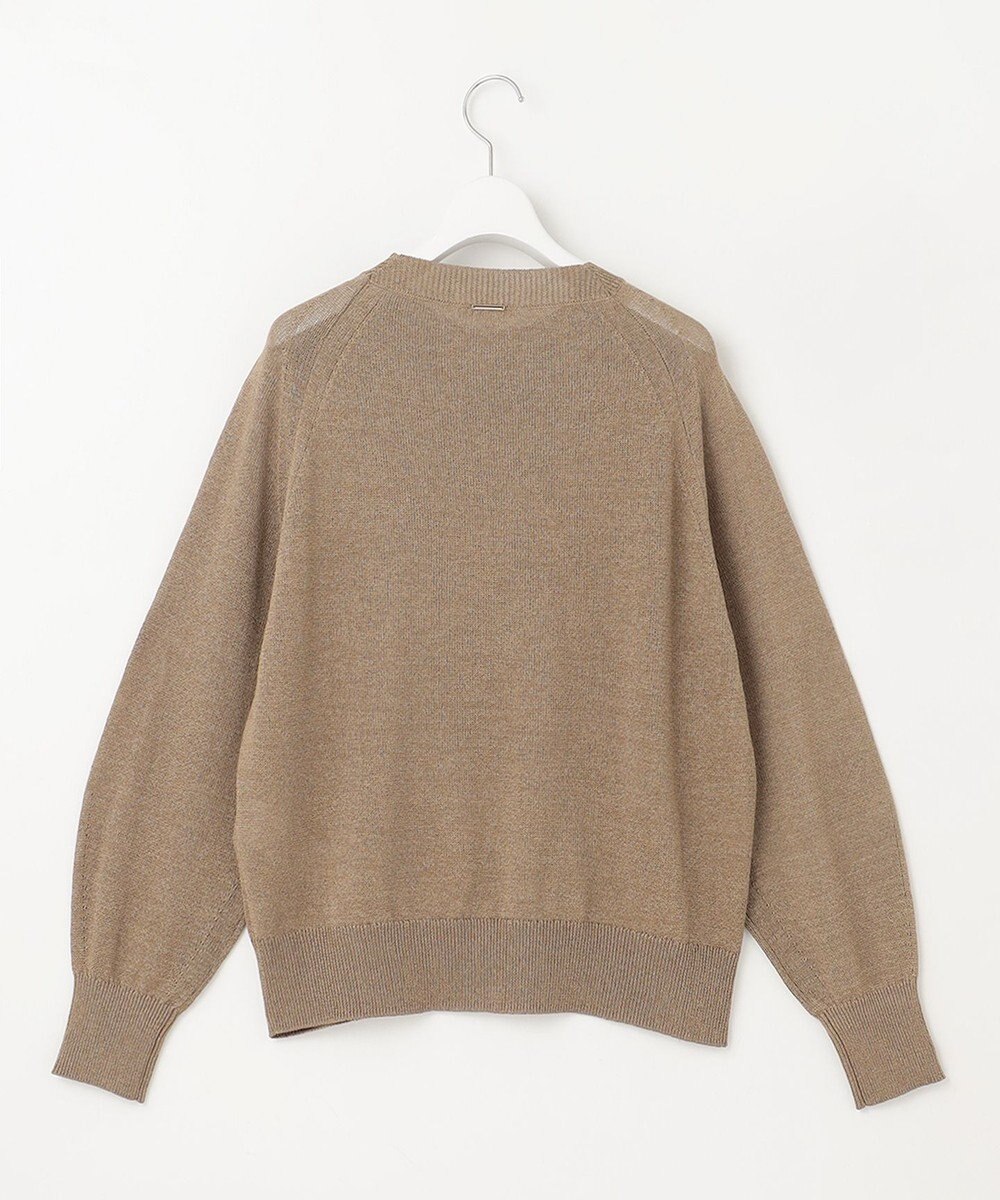 自由区 【洗える】ペーパーブレンドプルオーバー ニット 