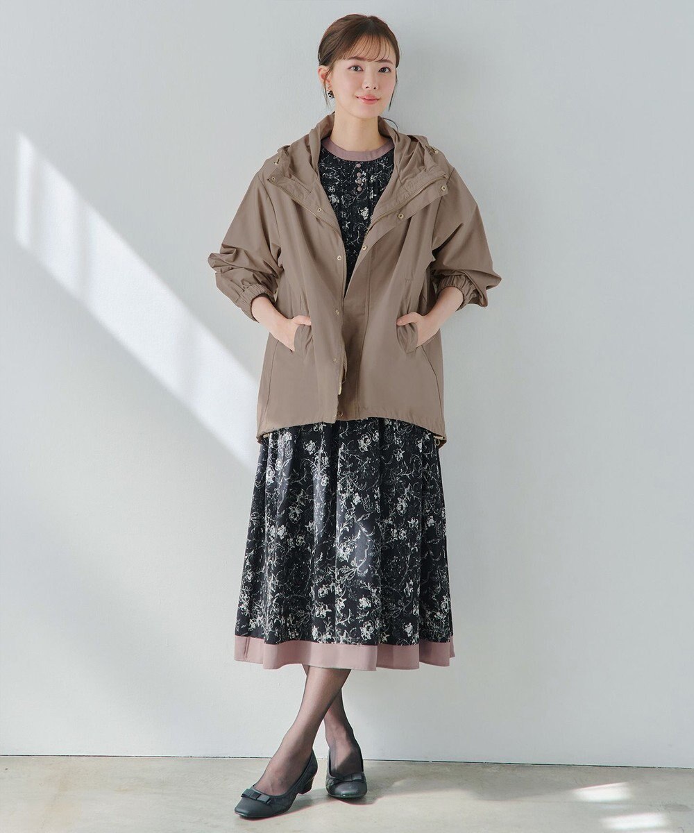 Tiaclasse L 撥水ドロストマウンテンパーカー 