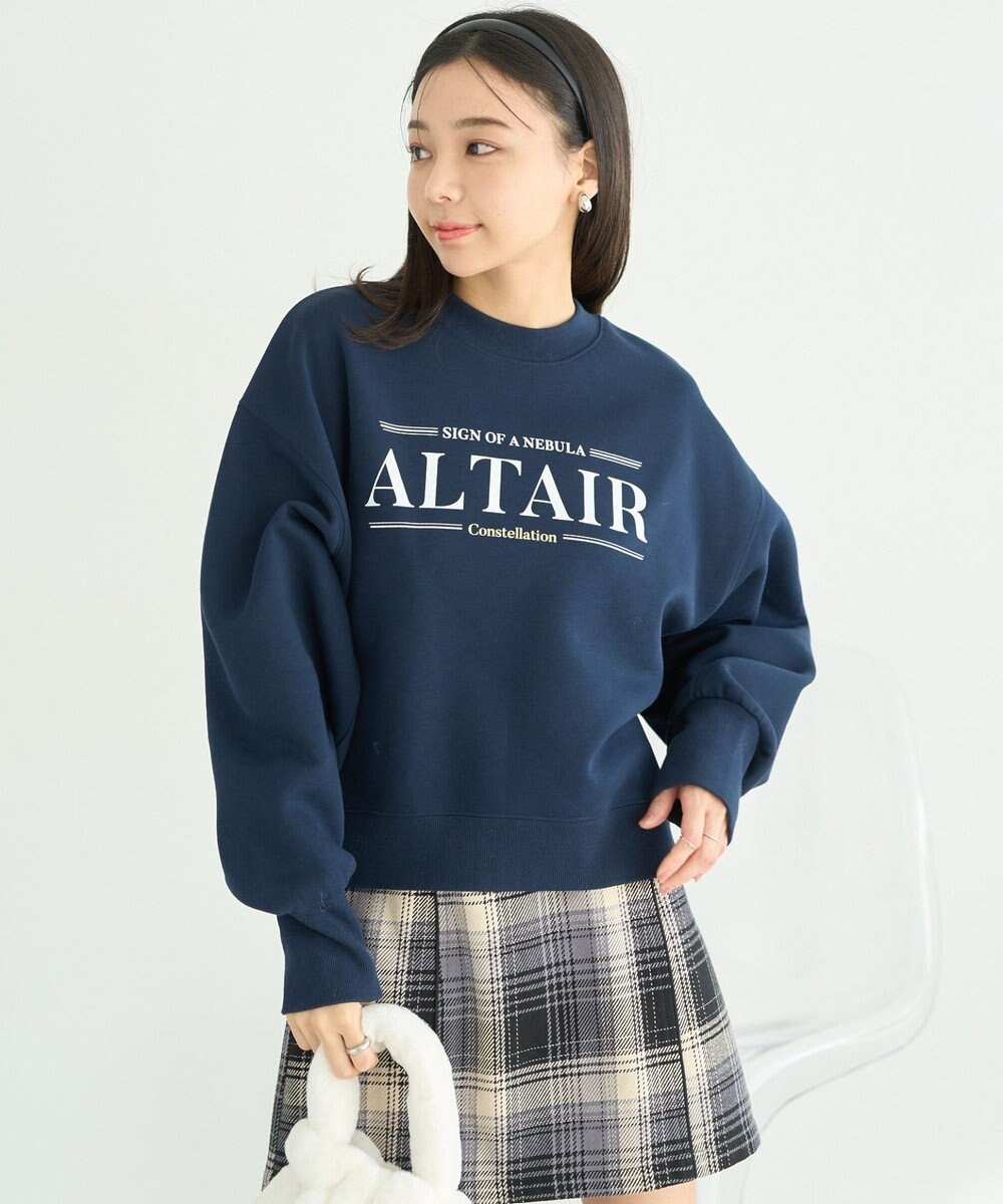 earth music&ecology アソートロゴショートスウェット 