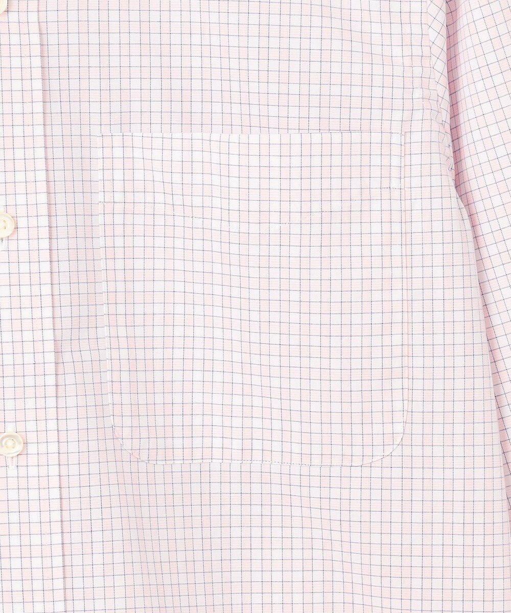 J.PRESS MEN 【PREMIUM PLEATS / 形態安定】スーピマコットンファンシーチェック ドレスシャツ / B.D. 