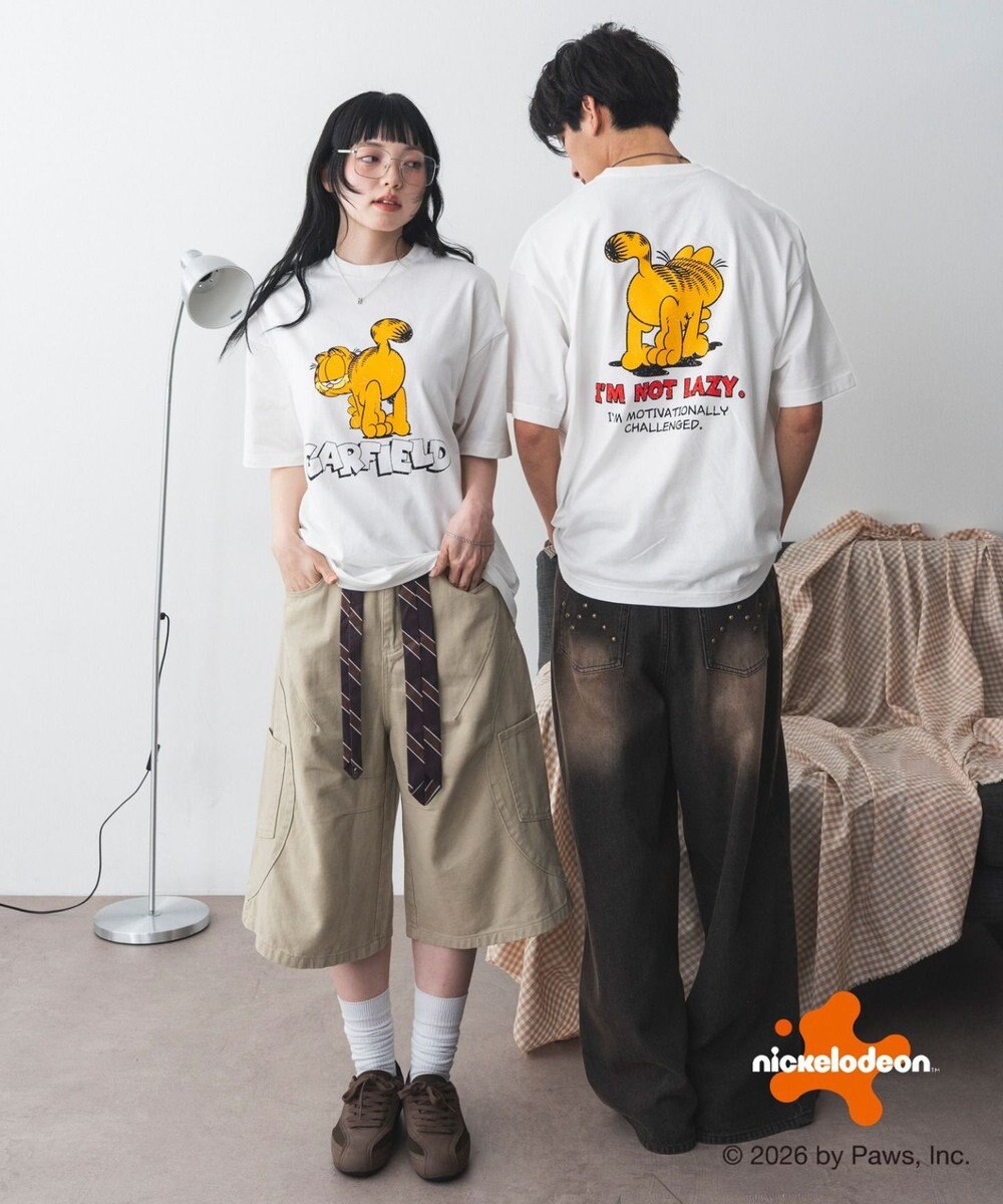 WEGO 【ユニセックス着用ITEM】GARFIELDグラフィックT（SS） 