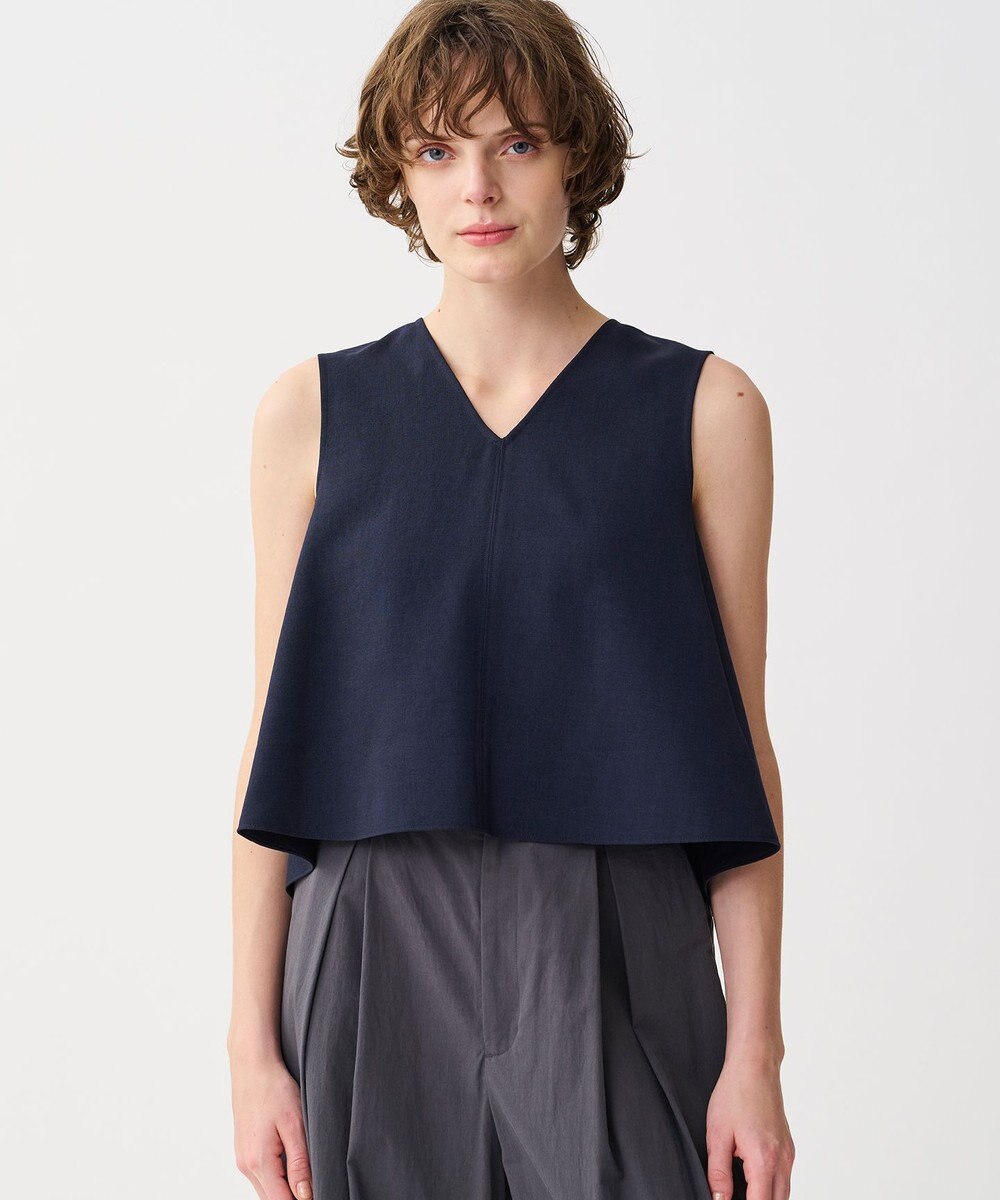 uncrave ウォッシャブルドライサップ テントラインブラウス 