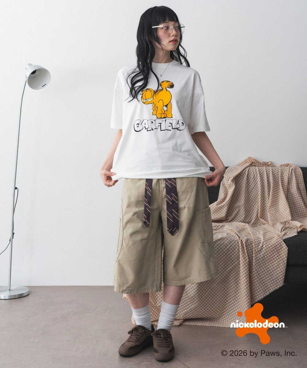 WEGO 【ユニセックス着用ITEM】GARFIELDグラフィックT（SS） 