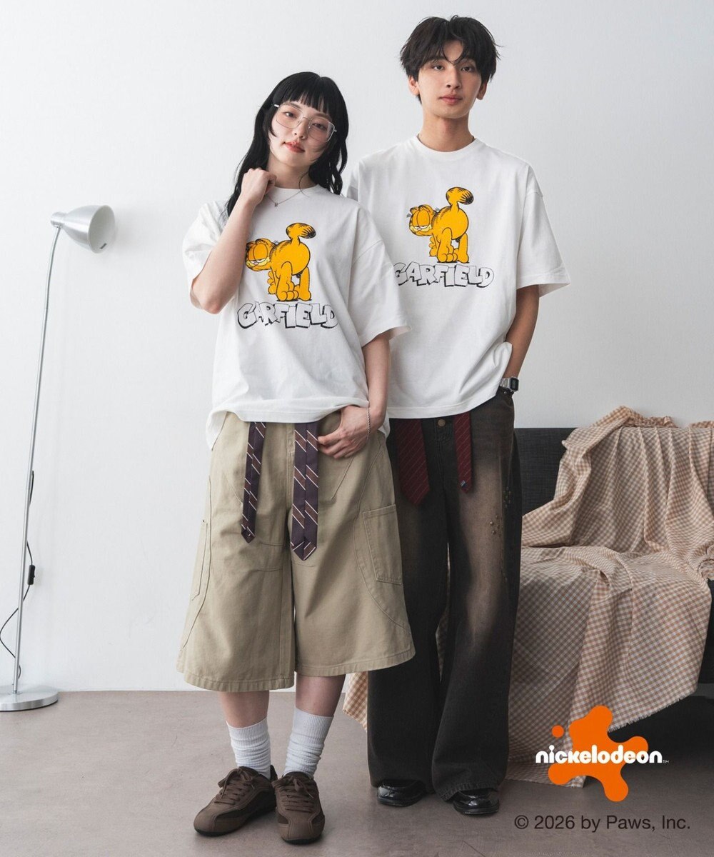 WEGO 【ユニセックス着用ITEM】GARFIELDグラフィックT（SS） 