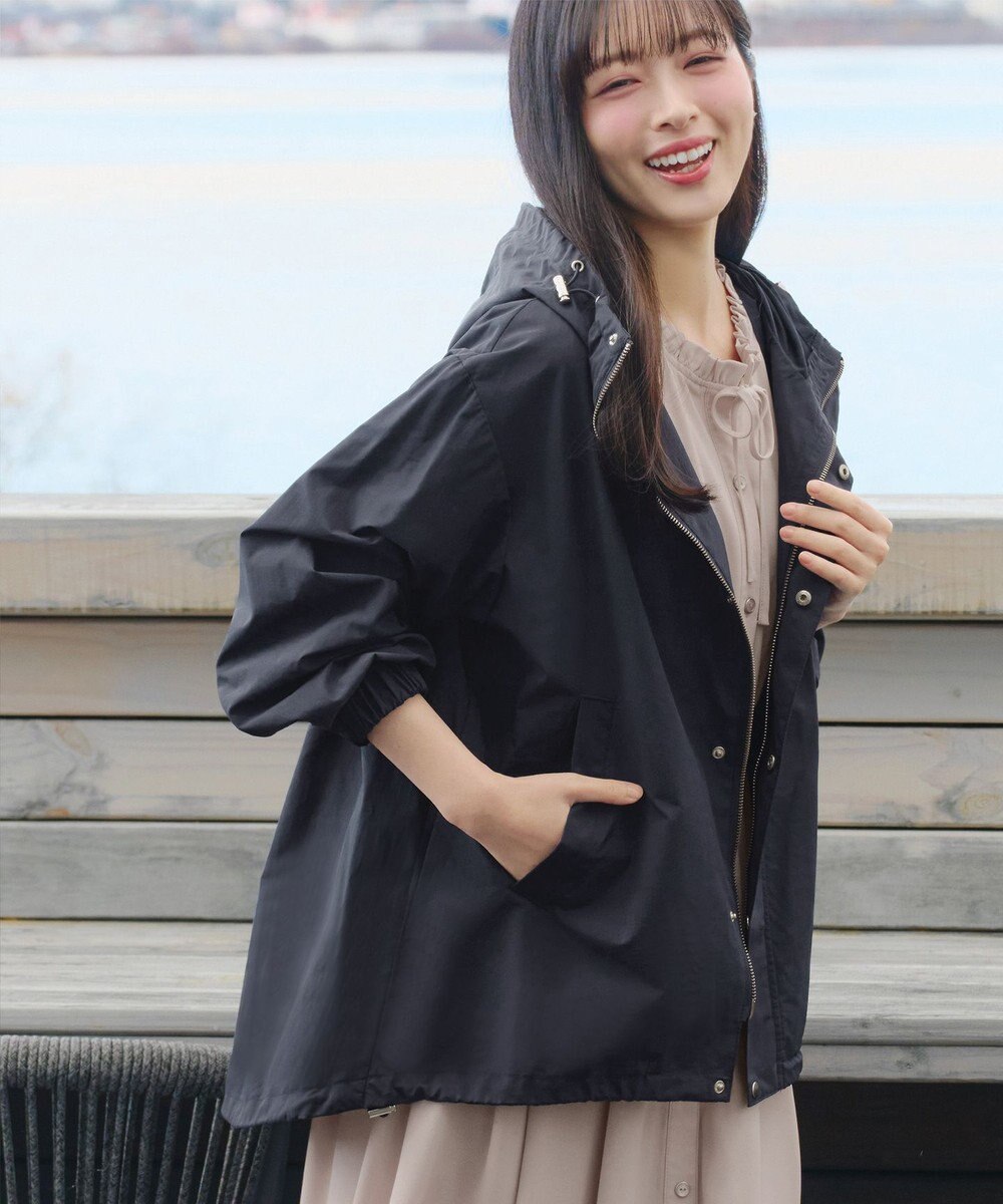 Tiaclasse L 撥水ドロストマウンテンパーカー 