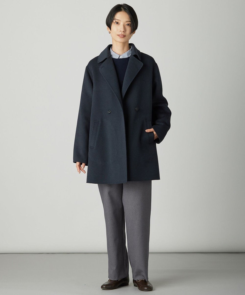 J.PRESS LADIES S 【WEB限定カラーあり】ツムギートflannel ストレート パンツ 