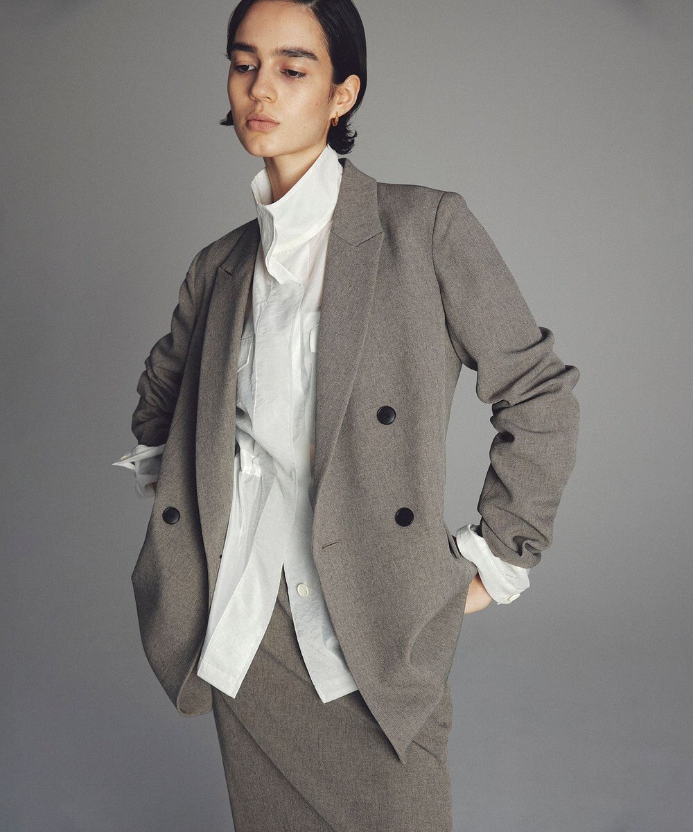 uncrave シアーオーガンジー ミリタリーブルゾン 