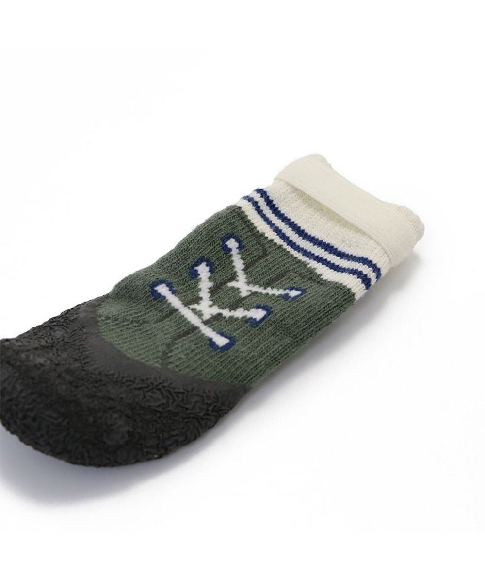 PET PARADISE 犬 靴 靴下 フィットシューズ 【ＳＳ】 《グリーン / ブラウン》 