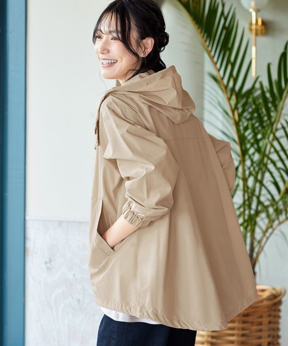 Tiaclasse L 撥水ドロストマウンテンパーカー 