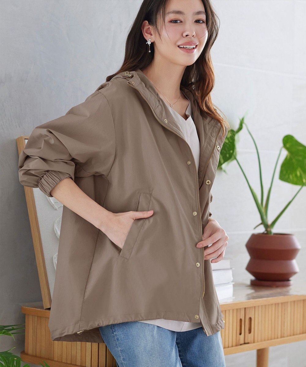 Tiaclasse L 撥水ドロストマウンテンパーカー 