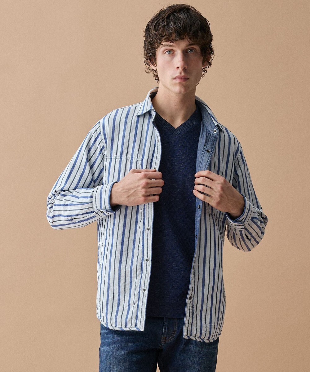 JOSEPH ABBOUD 【キングサイズ・2WAY】 リバーシブルシャツ 